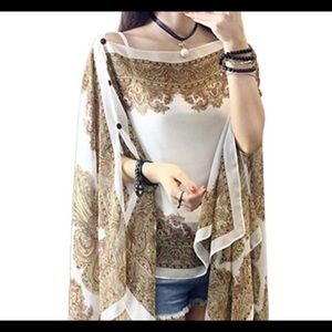 •Special!! beach shirt/coverup/wrap /scarf